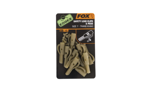 fox safety lead clips & pegs