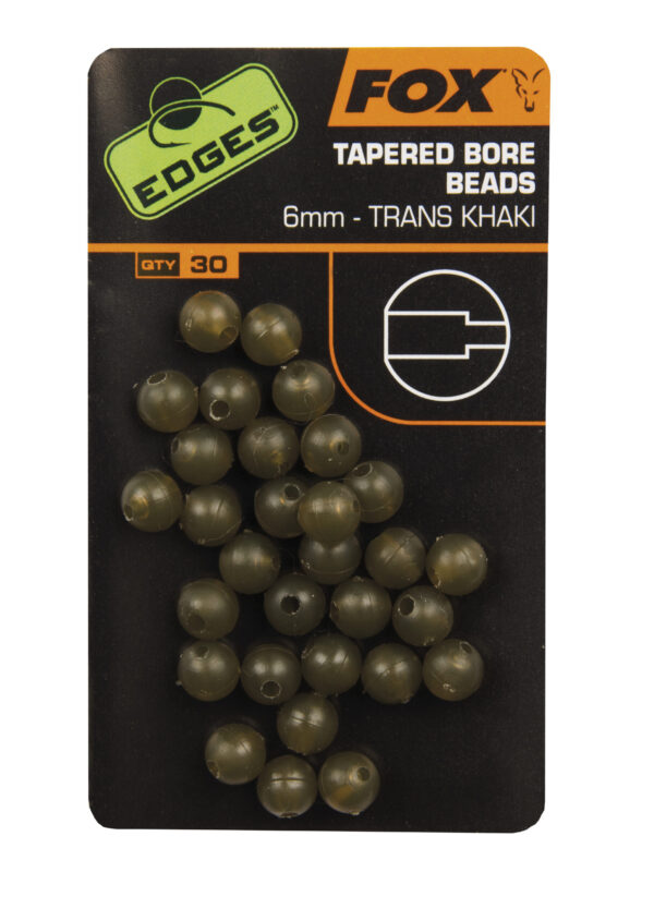 tapered bore beads 6mm