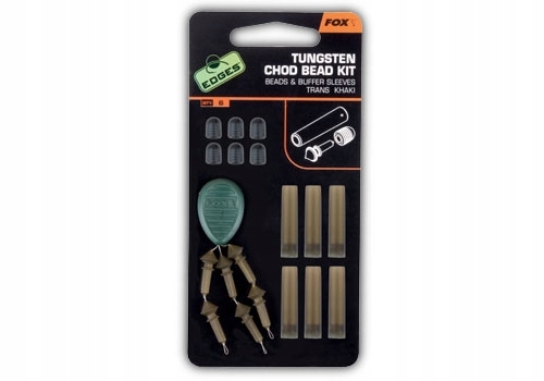 Fox Edges Tungsten Chod Bead Kit x 6 CAC488