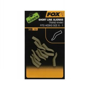 FOX Edges Micro Line Aligner Hook size 6-2 Trans Khaki