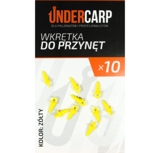 wkręt do przynęt żółty