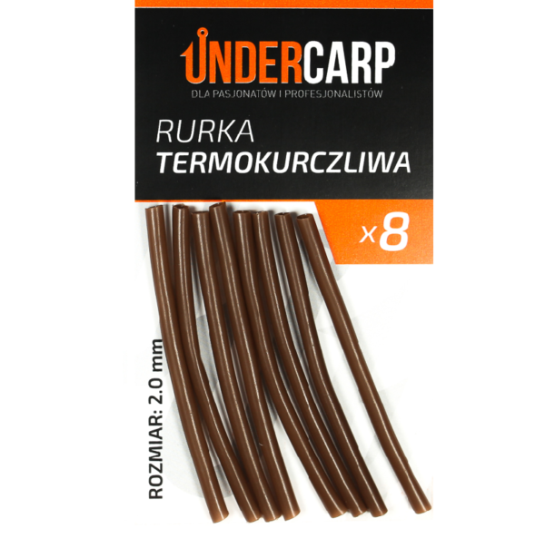 Undercarp rurka termokurczliwa brązowa 2,0 mm rurka termokurczliwa brązowa 2,0 mm
