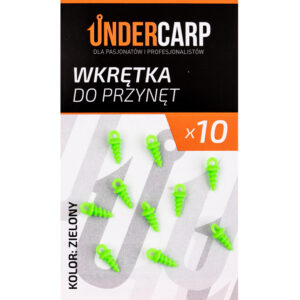 wkręt do przynęt zielony