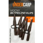 Undercarp Mocny bezpieczny klips brązowy