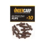 Undercarp bezpieczny klips brązowy