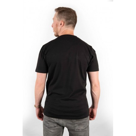 black/camo print t-shirt