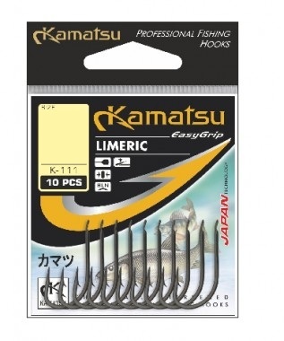 Haczyki kamatsu limeric czarne z łopatką kamatsu limeric czarne z łopatką