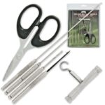 zestaw stalowych narzędzi karpiowych