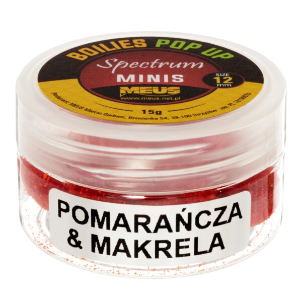 Meus-Kulki-Pop-Up-12mm-Pomarancza-Makrela-MINIS Meus kulki method