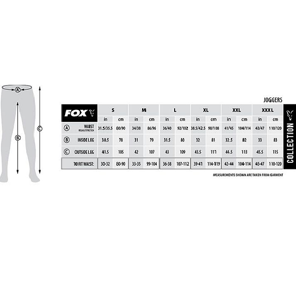 fox black joggers