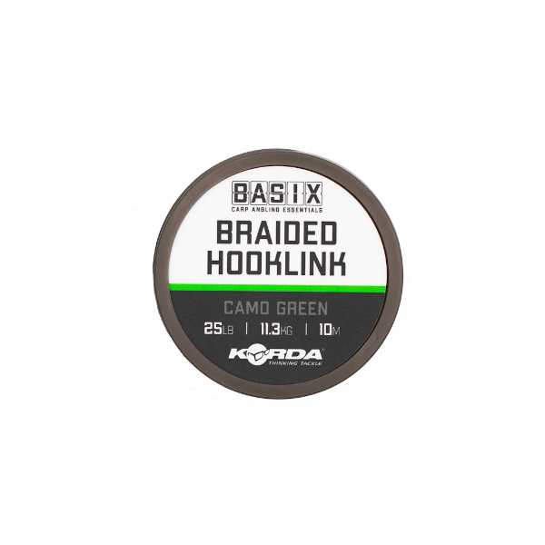 Korda Basix Braided Hooklink 25lb 10m