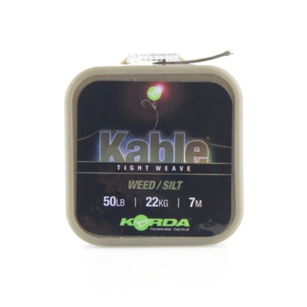 Korda Kable Tight Weave Leadcore Weed/SIlt 7m